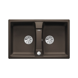 BLANCO LEXA 8 Silgranit kawowy odwracalny, korek auto., InFino