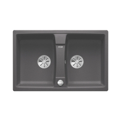 BLANCO LEXA 8 Silgranit szarość skały odwracalny, korek auto., InFino