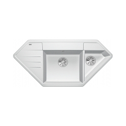 BLANCO LEXA 9 E Silgranit PuraDur Biały narożny, InFino