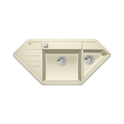 BLANCO LEXA 9 E Silgranit jaśmin narożny, korek auto., InFino