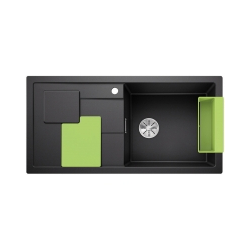 BLANCO SITY XL 6 S Silgranit PuraDur Antracyt prawa, InFino, z akcesoriami kiwi 525060