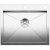 BLANCO ZEROX 550-IF/A stal polerowana, korek auto., InFino, PushControl