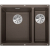 BLANCO SUBLINE 340/160-U Silgranit kawowy lewa, InFino