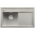 BLANCO ZENAR 45 S Silgranit PuraDur Perłowoszary lewa, korek auto., InFino