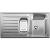BLANCO LANTOS 6 S Stal dekor odwracalny, korek auto., odsączarka stalowa