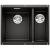 BLANCO SUBLINE 340/160-U Silgranit czarny, lewa, InFino