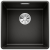 BLANCO SUBLINE 400-F Silgranit czarny, InFino