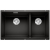 BLANCO SUBLINE 430/270-U Silgranit czarny, lewa, InFino