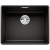 BLANCO SUBLINE 500-F Silgranit czarny, InFino