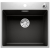 BLANCO SUBLINE 500-IF/A SteelFrame Silgranit czarny, korek auto., InFino