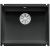 BLANCO SUBLINE 500-U Ceramika PuraPlus czarny, InFino
