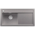 BLANCO ZENAR XL 6 S Silgranit PuraDur Alumetalik lewa, korek auto., InFino, deska szkło czarne