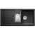 BLANCO LEXA 6 S Silgranit PuraDur Antracyt odwracalny, InFino, odsączarka stalowa