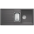 BLANCO LEXA 6 S Silgranit PuraDur Szarość skały odwracalny, InFino, odsączarka stalowa