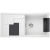 BLANCO SITY XL 6 S Silgranit PuraDur Biały prawa, InFino, z akcesoriami lava grey