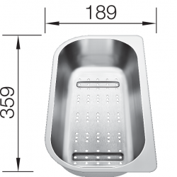 BLANCO Odsączarka stal nierdzewna, 359x189, [LIVIT 6 S]