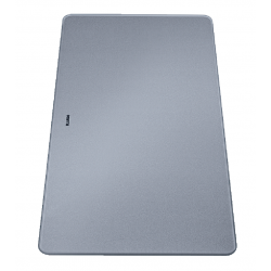 BLANCO Deska szklana srebrna, 435x240, [SUBLINE, MEVIT, ANDANO]