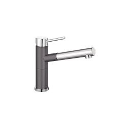 BLANCO ALTA-S Compact Silgranit-Look szarość skały/chrom