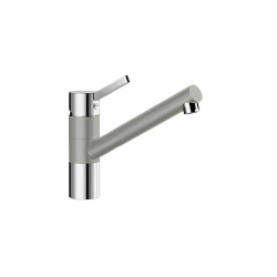 BLANCO TIVO Silgranit-Look Perłowoszary/Chrom