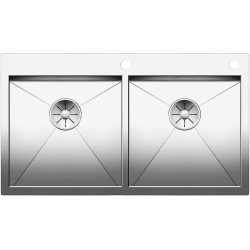 BLANCO ZEROX 400/400-IF/A Stal polerowana, korek auto., InFino, PushControl