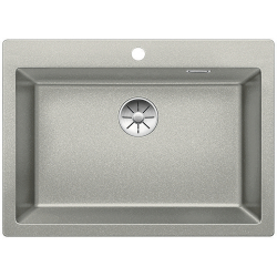 BLANCO PLEON 8 Silgranit PuraDur Perłowoszary, InFino