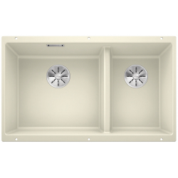 BLANCO SUBLINE 430/270-U Silgranit PuraDur Jaśmin lewa, InFino