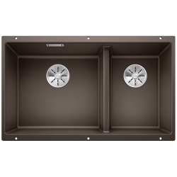 BLANCO SUBLINE 430/270-U Silgranit kawowy lewa, InFino