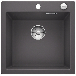 BLANCO PLEON 5 Silgranit szarość skały, korek auto., InFino