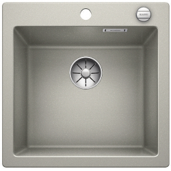 BLANCO PLEON 5 Silgranit PuraDur Perłowoszary, korek auto., InFino