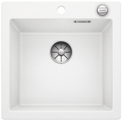 BLANCO PLEON 5 Silgranit biały, korek auto., InFino