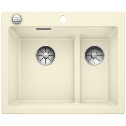 BLANCO PLEON 6 Split Silgranit PuraDur Jaśmin lewa, korek auto., InFino
