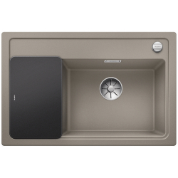 BLANCO ZENAR XL 6 S Compact Silgranit PuraDur Tartufo prawa, korek auto., InFino, deska szkło czarne