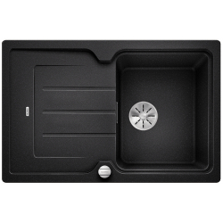 BLANCO CLASSIC NEO 45 S Silgranit antracyt odwracalny, korek auto., InFino, deska tworzywo