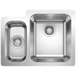 BLANCO SUPRA 340/180-IF Stal szczotkowana prawa