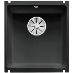 BLANCO SUBLINE 375-U Ceramika PuraPlus czarny, InFino