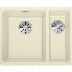 BLANCO SUBLINE 340/160-U Silgranit PuraDur Jaśmin lewa, InFino