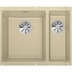 BLANCO SUBLINE 340/160-U Silgranit PuraDur Szampan lewa, InFino