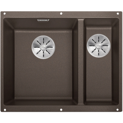 BLANCO SUBLINE 340/160-U Silgranit kawowy lewa, InFino
