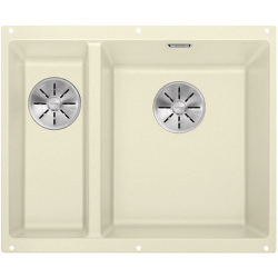 BLANCO SUBLINE 340/160-U Silgranit PuraDur Jaśmin prawa, InFino