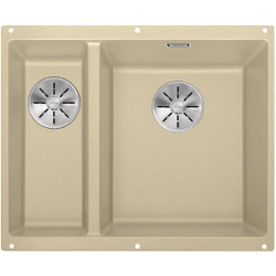 BLANCO SUBLINE 340/160-U Silgranit PuraDur Szampan prawa, InFino