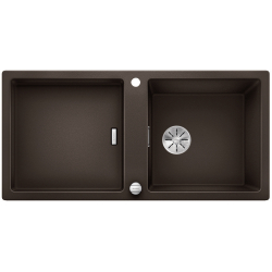 BLANCO ADON XL 6 S Silgranit PuraDur Kawowy odwracalny, korek auto., InFino