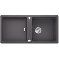 BLANCO ADON XL 6 S Silgranit PuraDur Szarość skały odwracalny, korek auto., InFino