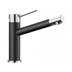 BLANCO ALTA Compact Silgranit-Look czarny/chrom