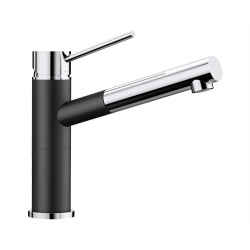 BLANCO ALTA-S Compact Silgranit-Look czarny/chrom