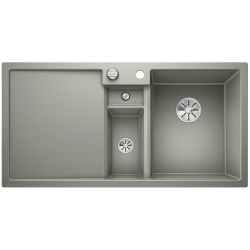 BLANCO COLLECTIS 6 S Silgranit PuraDur Perłowoszary prawa, korek auto., InFino, wkład z pokrywką