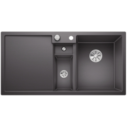 BLANCO COLLECTIS 6 S Silgranit szarość skały prawa, korek auto., InFino, wkład z pokrywką