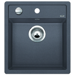 BLANCO DALAGO 45-F Silgranit szarość skały, korek auto.