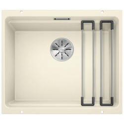 BLANCO ETAGON 500-U Silgranit jaśmin, InFino, szyny