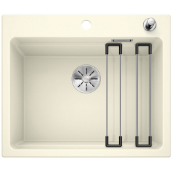 BLANCO ETAGON 6 Silgranit PuraDur Jaśmin, korek auto., InFino, szyny