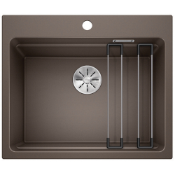 BLANCO ETAGON 6 Silgranit kawowy, InFino, szyny